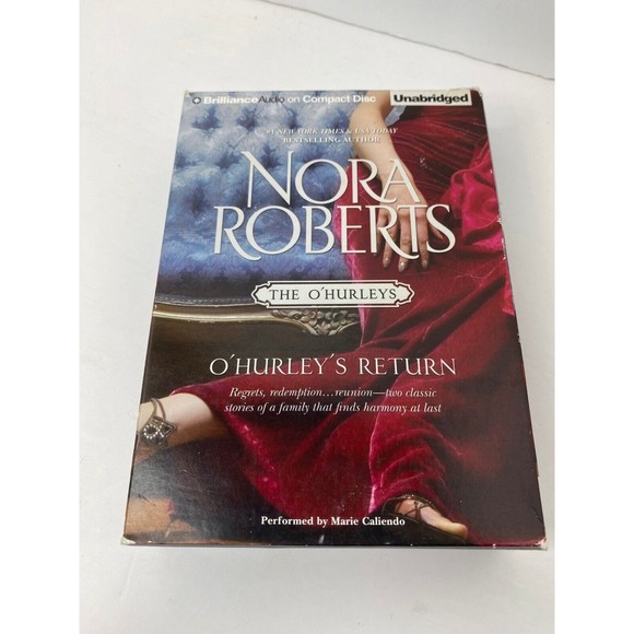 O'Hurley's Return : Regrets, Redemption. Nora Roberts, Unabridged, Brilliance - Picture 1 of 7